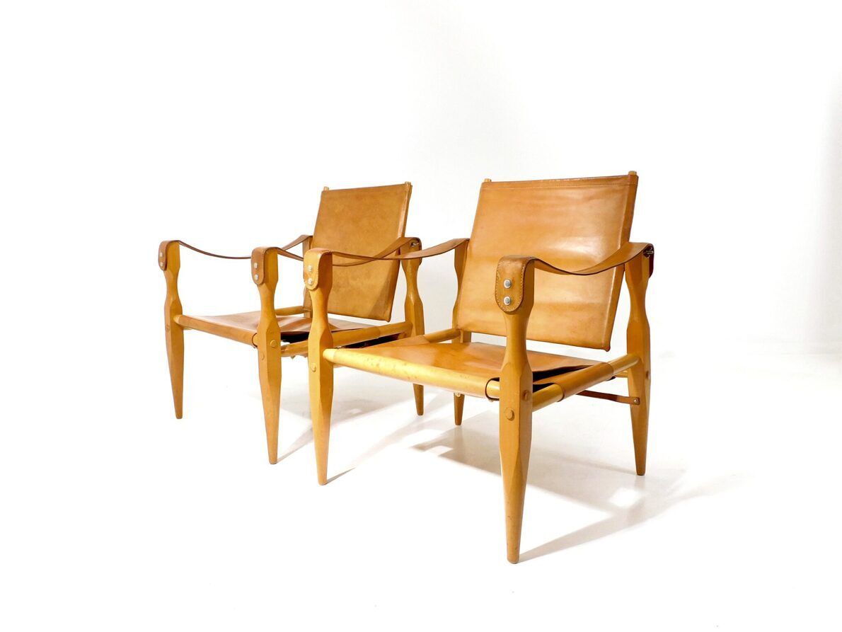 Artikelbild Zwei "Safari Chairs" 1960