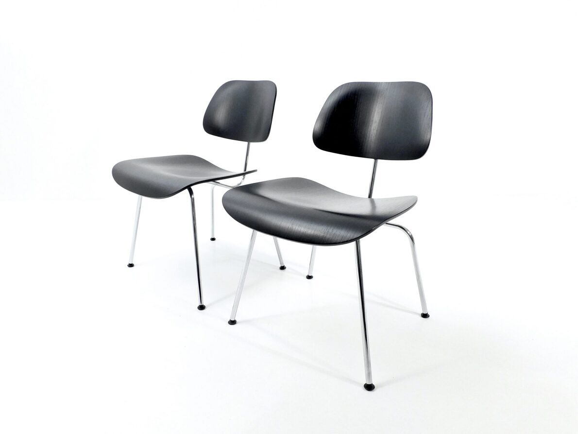 Artikelbild Zwei "DCM" Plywood Stühle - Ray und Charles Eames