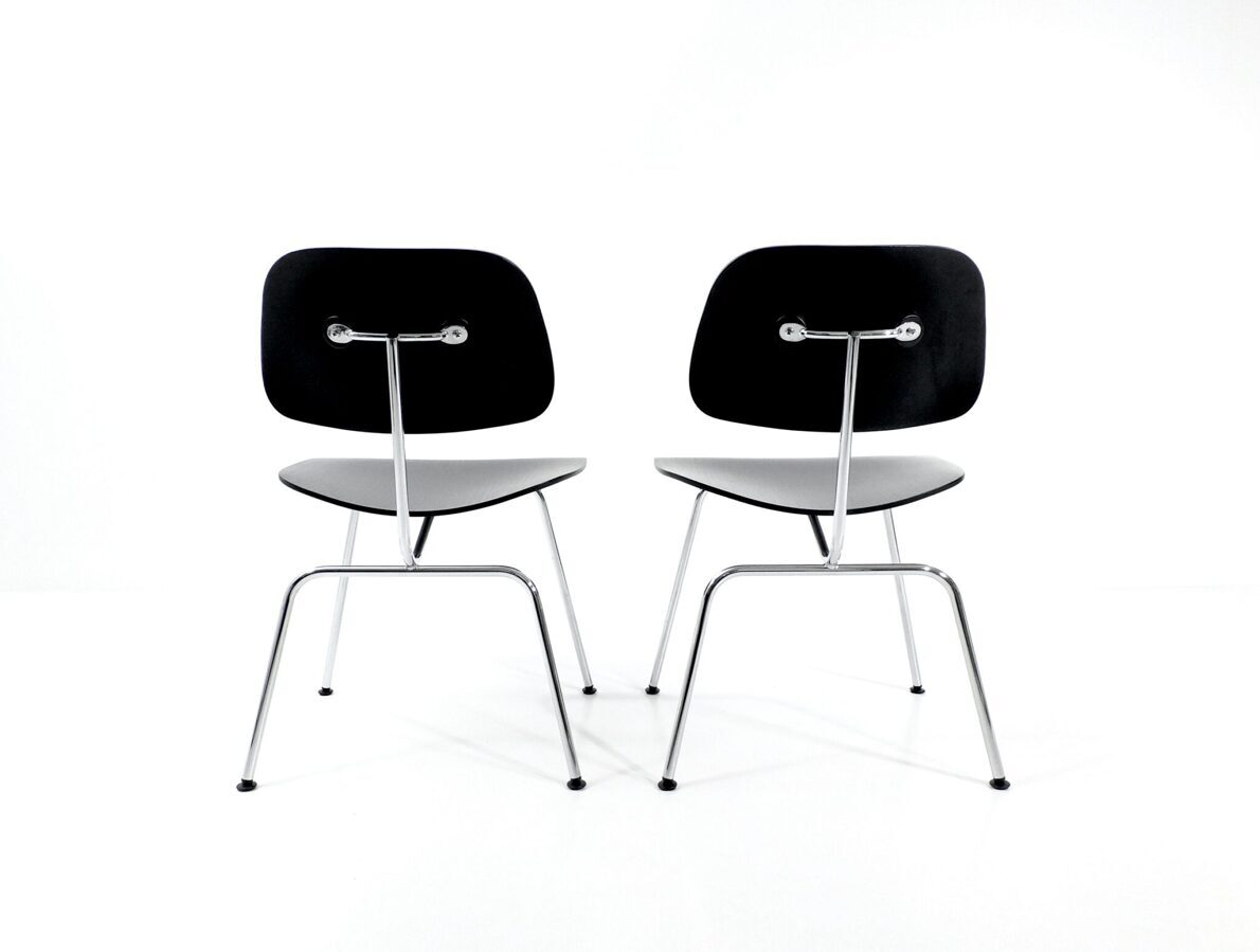 Artikelbild Zwei "DCM" Plywood Stühle - Ray und Charles Eames