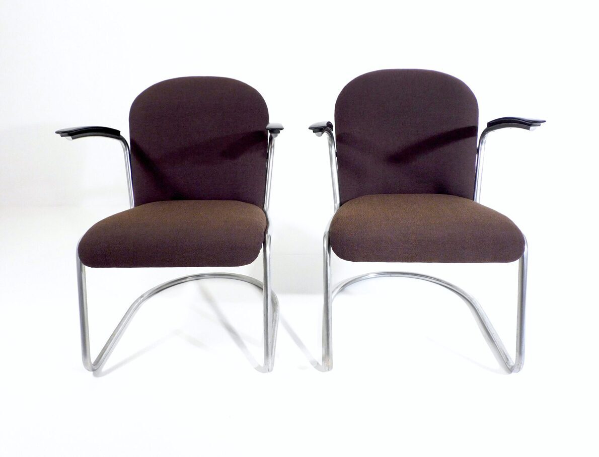 Artikelbild Zwei Sessel "Modell 413-R" - Willem Hendrik Gispen